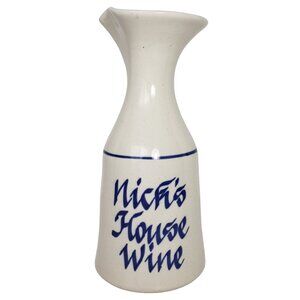 Stoneware Nick’s House Wine Carafe Very Good Condition